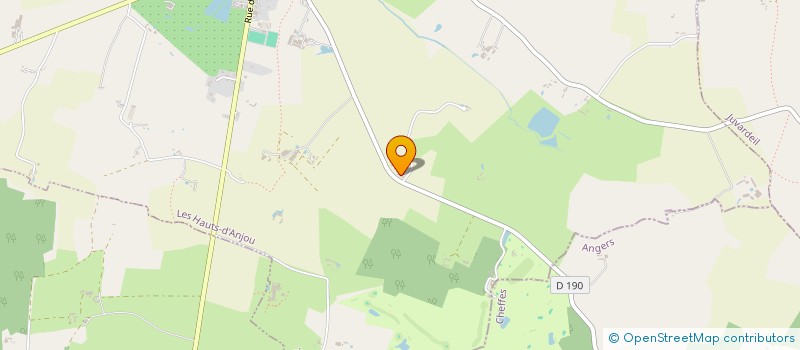 localisation de l'entreprise MONSIEUR PHILIPPE ALUSSE  LES HAUTS-D'ANJOU
