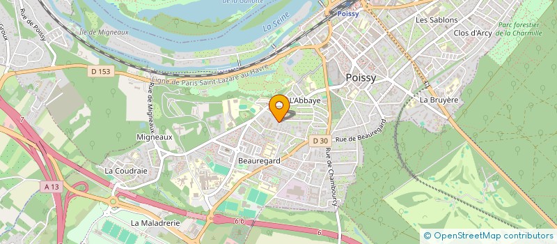 localisation de l'entreprise MONSIEUR PHILIPPE ALVES  POISSY