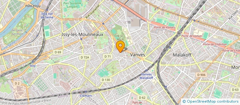 localisation de l'entreprise MONSIEUR PHILIPPE ALVES DOS REIS à VANVES