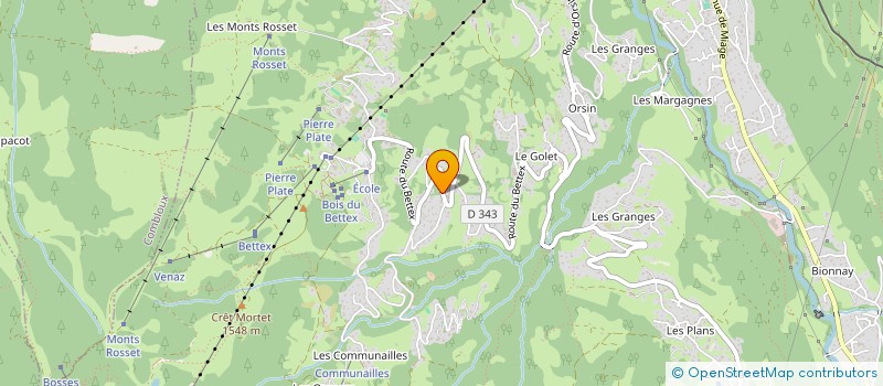localisation de l'entreprise MONSIEUR PHILIPPE AMAFROID-BROISAT à SAINT-GERVAIS-LES-BAINS