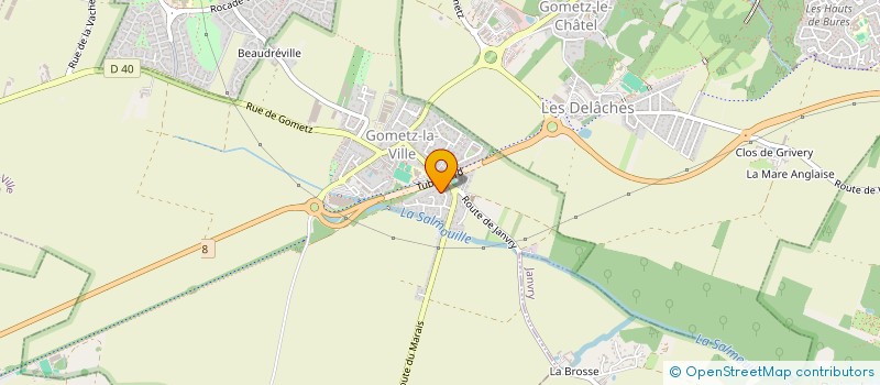 localisation de l'entreprise MONSIEUR PHILIPPE AMARAL  GOMETZ-LA-VILLE