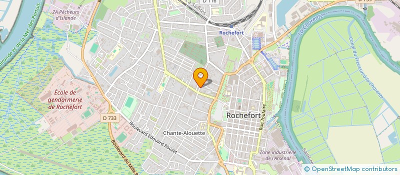 localisation de l'entreprise MONSIEUR PHILIPPE AMBROISE  ROCHEFORT