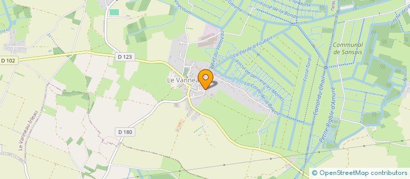 localisation de l'entreprise MONSIEUR PHILIPPE AMIEL  LE VANNEAU-IRLEAU