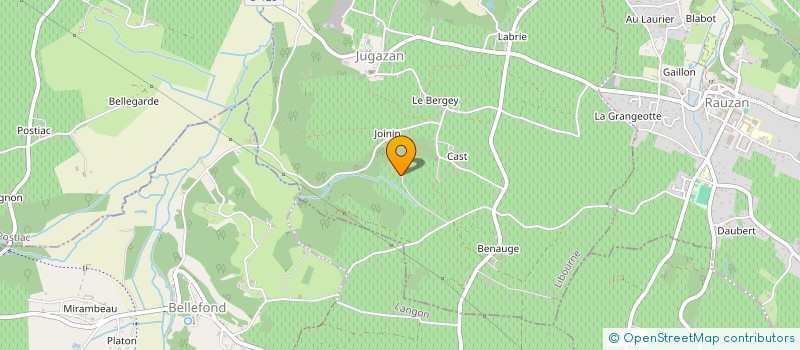 localisation de l'entreprise MONSIEUR PHILIPPE AMIGUES  JUGAZAN