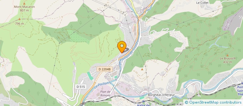 localisation de l'entreprise MONSIEUR PHILIPPE AMMIRATI  CANTARON