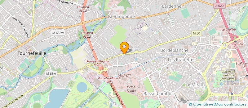 localisation de l'entreprise MONSIEUR PHILIPPE AMOUROUX à TOULOUSE