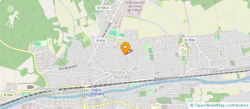 localisation de l'entreprise MONSIEUR PHILIPPE AMOUROUX  THORIGNY-SUR-MARNE