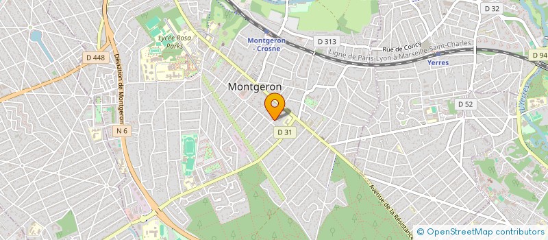 localisation de l'entreprise MONSIEUR PHILIPPE ANDRE à MONTGERON