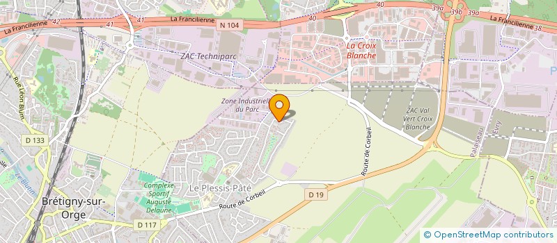 localisation de l'entreprise MONSIEUR PHILIPPE ANDRE  LE PLESSIS-PATE