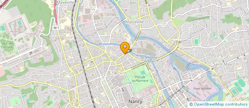 localisation de l'entreprise MONSIEUR PHILIPPE ANDRE  NANCY