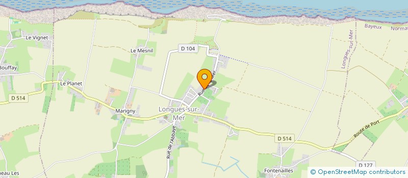 localisation de l'entreprise MONSIEUR PHILIPPE ANDRE HALLARD  LONGUES-SUR-MER