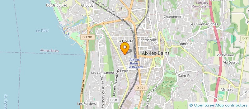 localisation de l'entreprise MONSIEUR PHILIPPE ANDREOLETTI à AIX-LES-BAINS