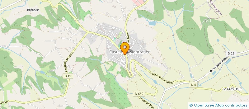 localisation de l'entreprise MONSIEUR PHILIPPE ANDRIEU  CASTELNAU-MONTRATIER