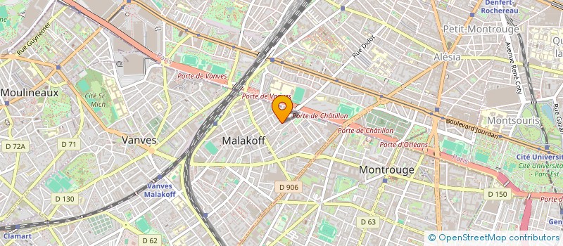 localisation de l'entreprise MONSIEUR PHILIPPE ANDRIEU  MALAKOFF