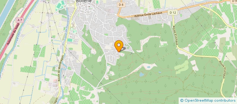 localisation de l'entreprise MONSIEUR PHILIPPE ANGELINI  BOLLENE