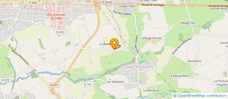 localisation de l'entreprise MONSIEUR PHILIPPE ANGER  GRANVILLE