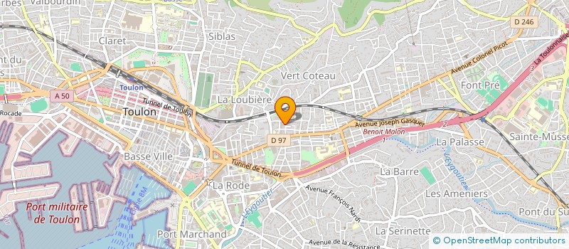 localisation de l'entreprise MONSIEUR PHILIPPE ANGLARET  TOULON