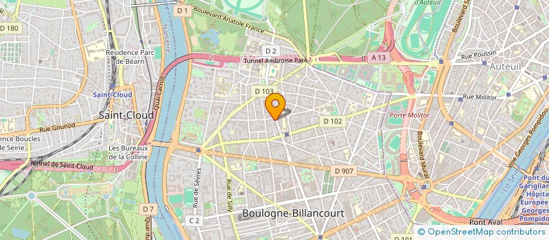 localisation de l'entreprise MONSIEUR PHILIPPE ANGLES à BOULOGNE-BILLANCOURT