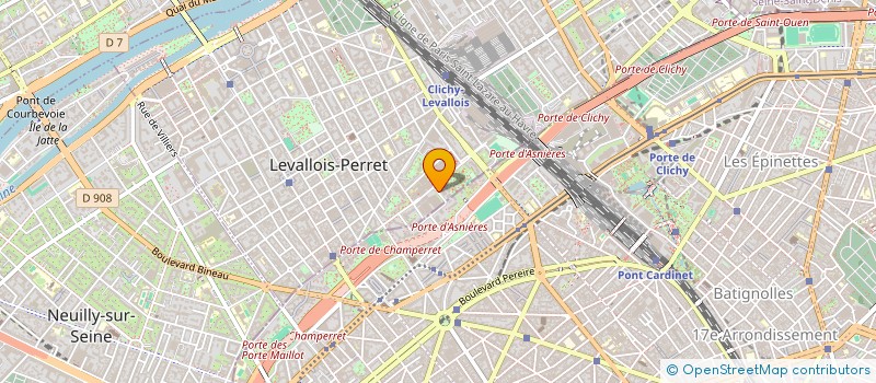 localisation de l'entreprise MONSIEUR PHILIPPE ANTERO MARQUES à LEVALLOIS-PERRET