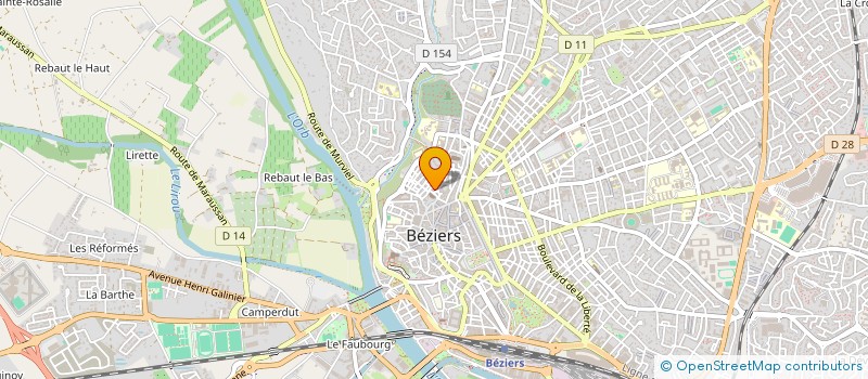 localisation de l'entreprise MONSIEUR PHILIPPE ANTOINE à BEZIERS