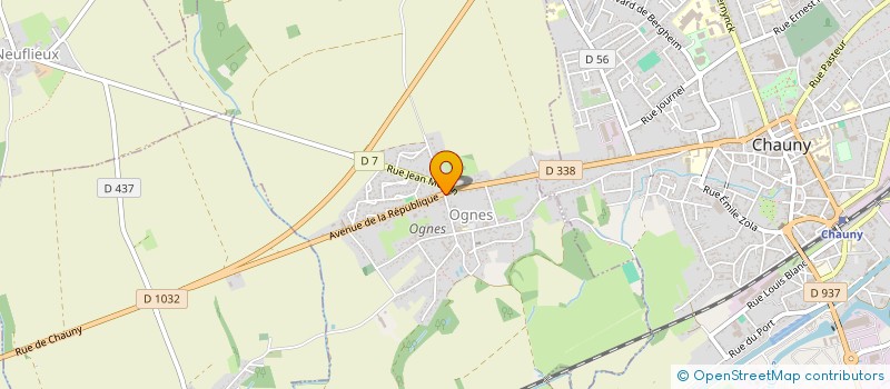 localisation de l'entreprise MONSIEUR PHILIPPE ANTOINE  OGNES