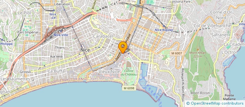 localisation de l'entreprise MONSIEUR PHILIPPE-ANTOINE OLMETA à NICE