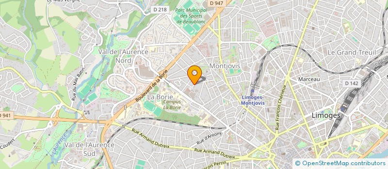 localisation de l'entreprise MONSIEUR PHILIPPE ANTON  LIMOGES