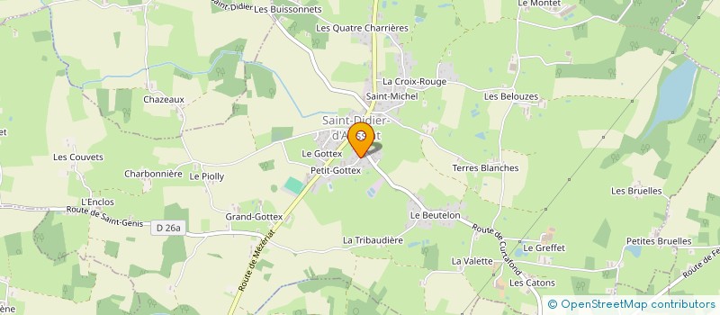 localisation de l'entreprise MONSIEUR PHILIPPE ANTUNES à SAINT-DIDIER-D'AUSSIAT