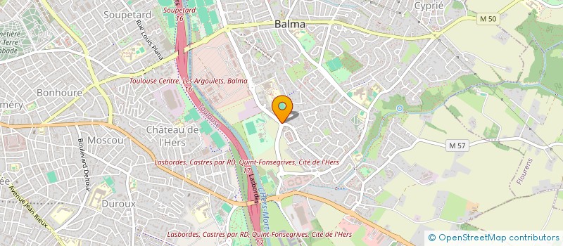 localisation de l'entreprise MONSIEUR PHILIPPE AOUN à BALMA