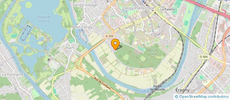 localisation de l'entreprise MONSIEUR PHILIPPE ARAMBURU à CERGY