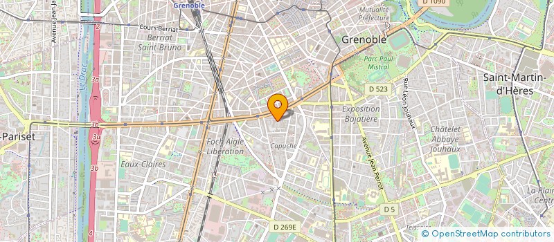 localisation de l'entreprise MONSIEUR PHILIPPE ARCANGELI  GRENOBLE