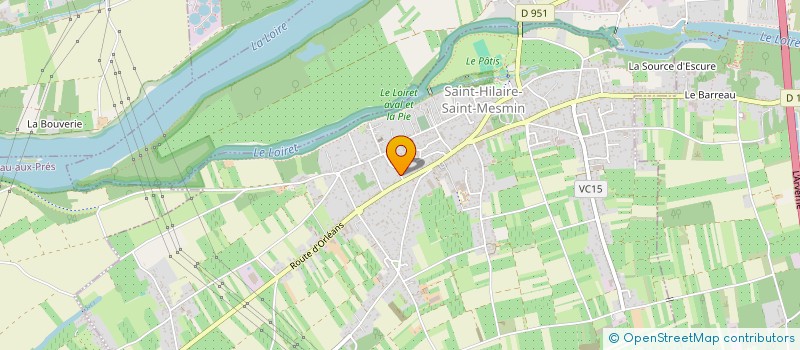 localisation de l'entreprise MONSIEUR PHILIPPE ARCELIN  SAINT-HILAIRE-SAINT-MESMIN