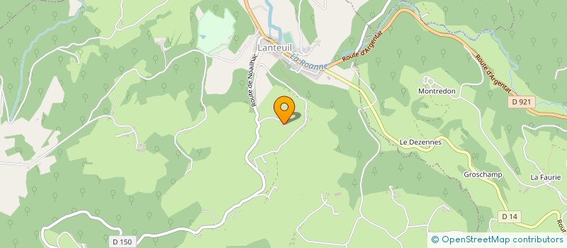 localisation de l'entreprise MONSIEUR PHILIPPE ARDAILLOUX  LANTEUIL