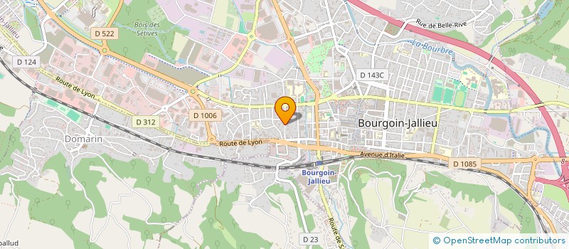 localisation de l'entreprise MONSIEUR PHILIPPE ARGOUD à BOURGOIN-JALLIEU