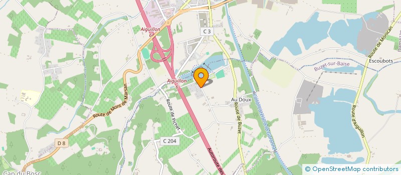 localisation de l'entreprise MONSIEUR PHILIPPE ARGUILLOT  SAINT-PIERRE-DE-BUZET