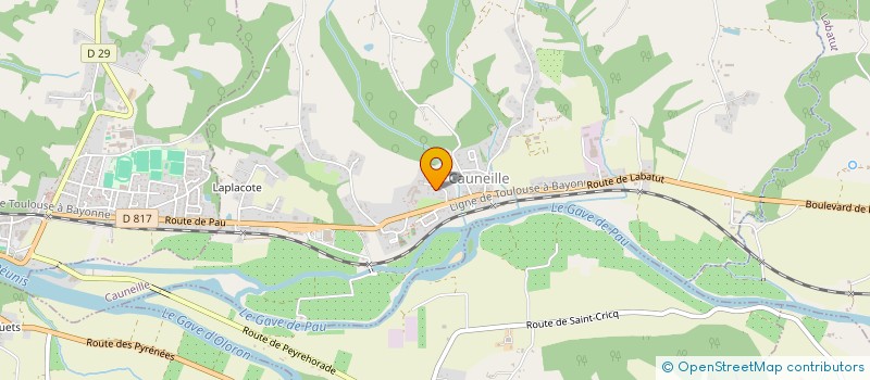 localisation de l'entreprise MONSIEUR PHILIPPE ARIBIT  PEYREHORADE