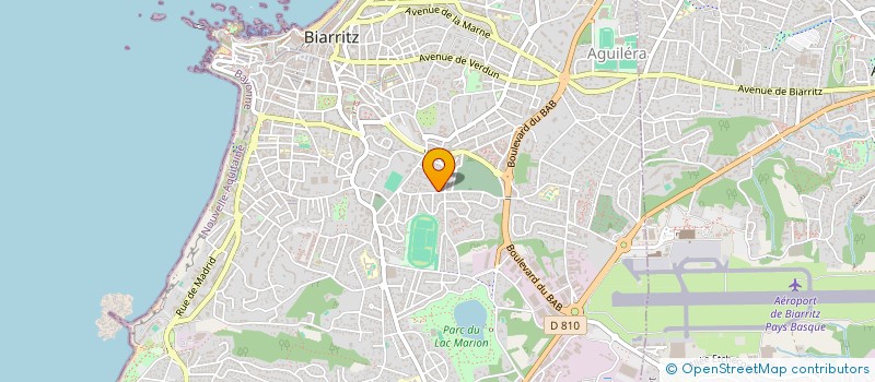 localisation de l'entreprise MONSIEUR PHILIPPE ARISTEGUI  ANGLET