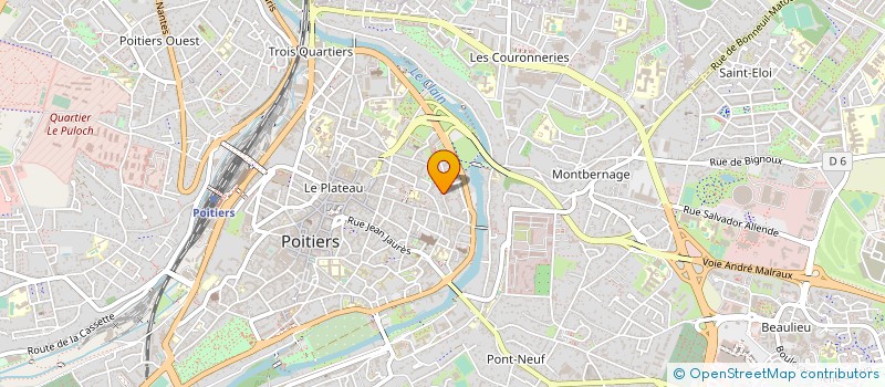 localisation de l'entreprise MONSIEUR PHILIPPE ARLIN  POITIERS