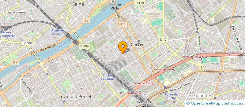 localisation de l'entreprise MONSIEUR PHILIPPE ARMAND à CLICHY