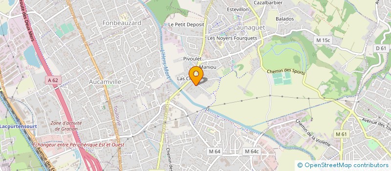 localisation de l'entreprise MONSIEUR PHILIPPE ARNAU  LAUNAGUET