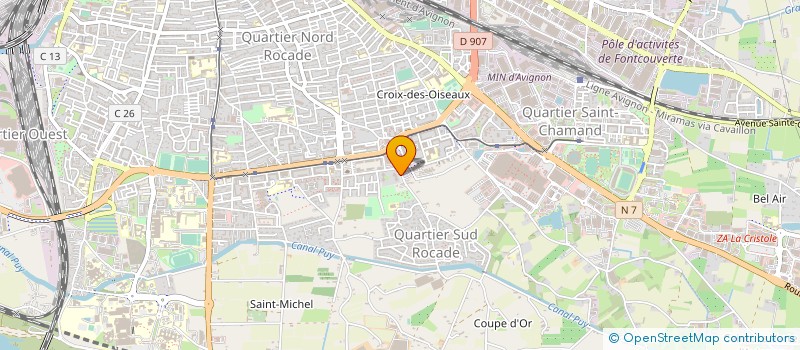 localisation de l'entreprise MONSIEUR PHILIPPE ARNAUD à AVIGNON