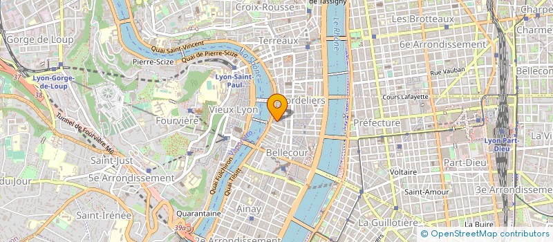 localisation de l'entreprise MONSIEUR PHILIPPE ARNAUD-GODDET  LYON