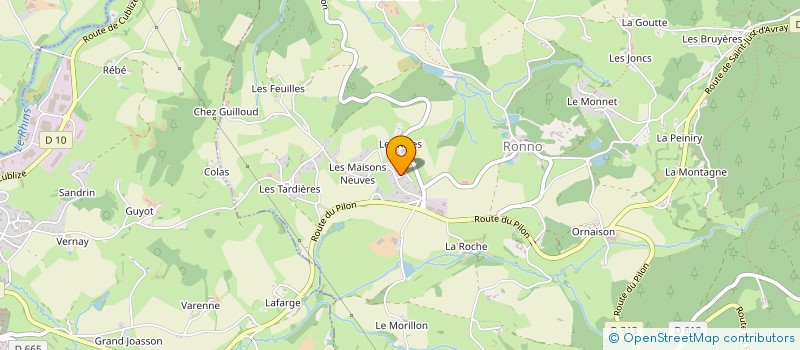 localisation de l'entreprise MONSIEUR PHILIPPE AROLES  RONNO