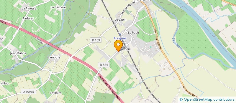 localisation de l'entreprise MONSIEUR PHILIPPE ARQUEY  PREIGNAC