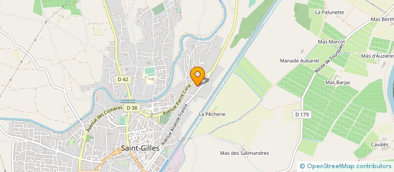 localisation de l'entreprise MONSIEUR PHILIPPE ARRIBAT à SAINT-GILLES