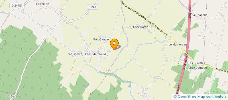 localisation de l'entreprise MONSIEUR PHILIPPE ARRIVE  CHAMPAGNOLLES