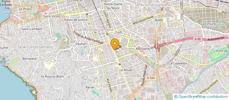 localisation de l'entreprise MONSIEUR PHILIPPE ARSAC à MARSEILLE