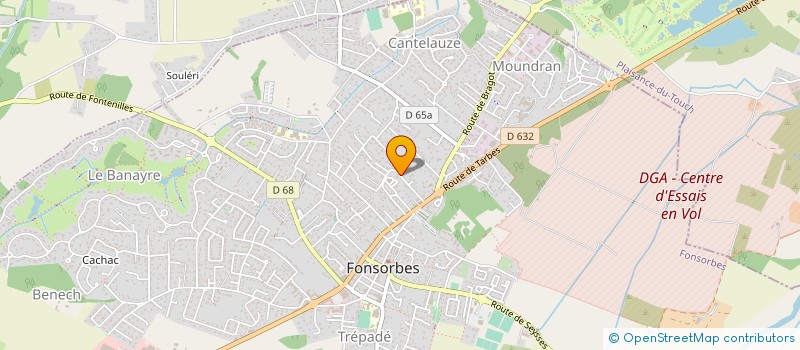 localisation de l'entreprise MONSIEUR PHILIPPE ARSENAL à FONSORBES