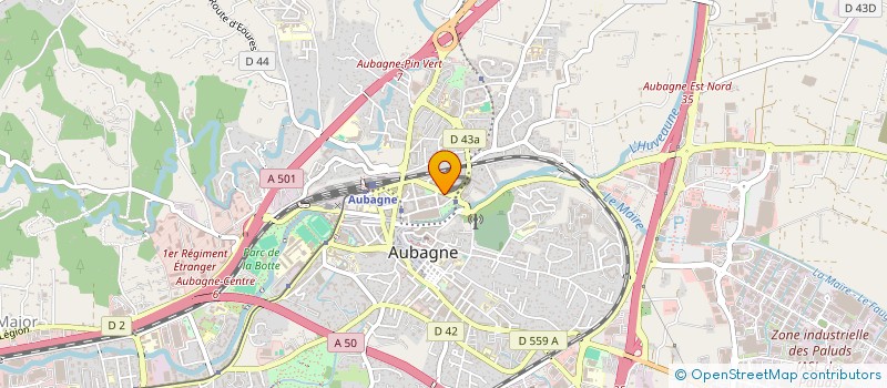 localisation de l'entreprise MONSIEUR PHILIPPE ARVIN à AUBAGNE
