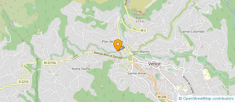 localisation de l'entreprise MONSIEUR PHILIPPE ARZOUMANIAN  VENCE